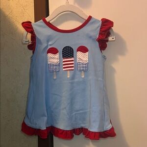 Blue and Red Popsicle Dress